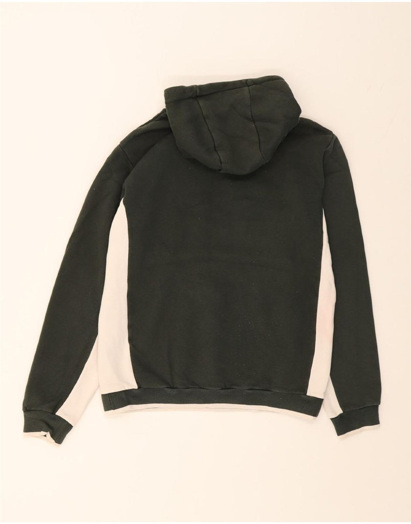 NIKE Mens Graphic Hoodie Jumper Medium Black Colourblock Cotton Vintage Nike and Second-Hand Nike from Messina Hembry 