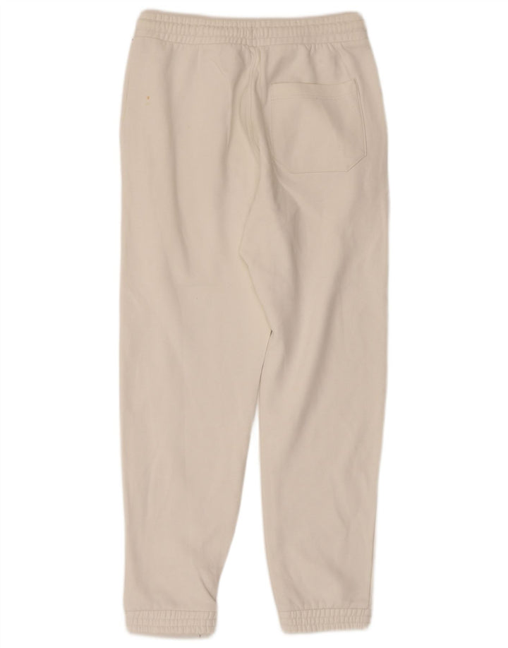 KAPPA Mens Tracksuit Trousers Joggers Small  White Cotton