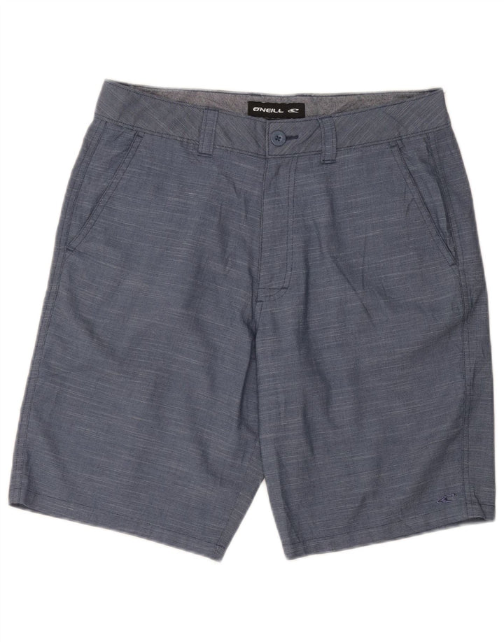 O'Neill Mens Chino Shorts W32 Medium Blue Flecked Polyester