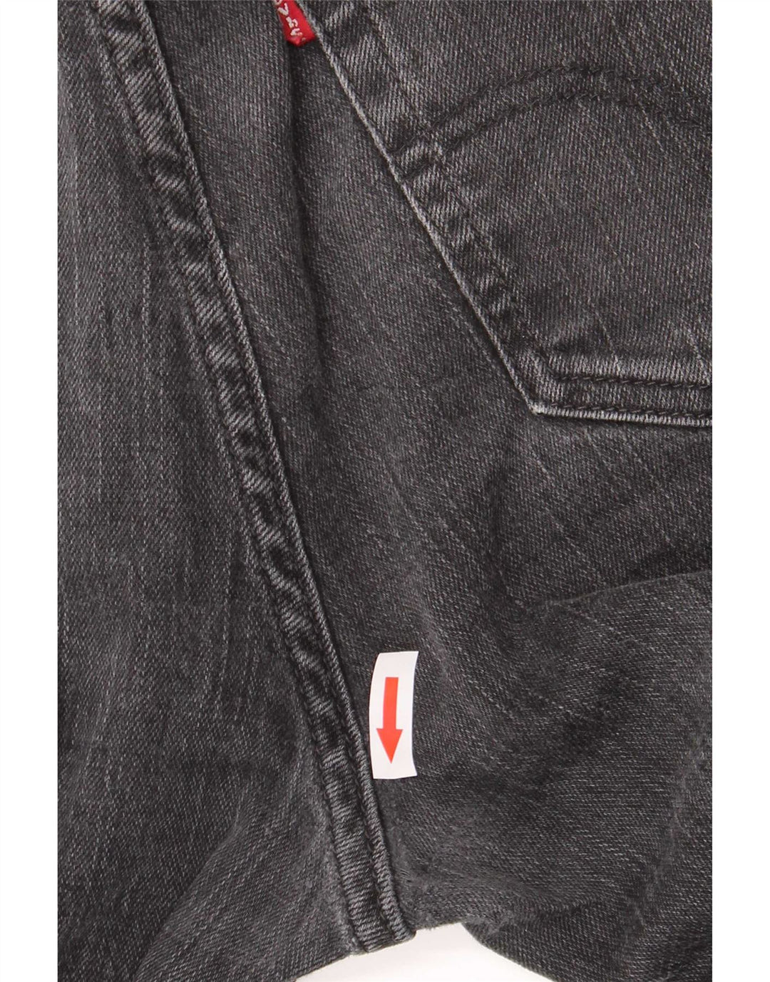 Levi's Mens 559 Relaxed Fit Straight Jeans W34 L32 Grey Cotton