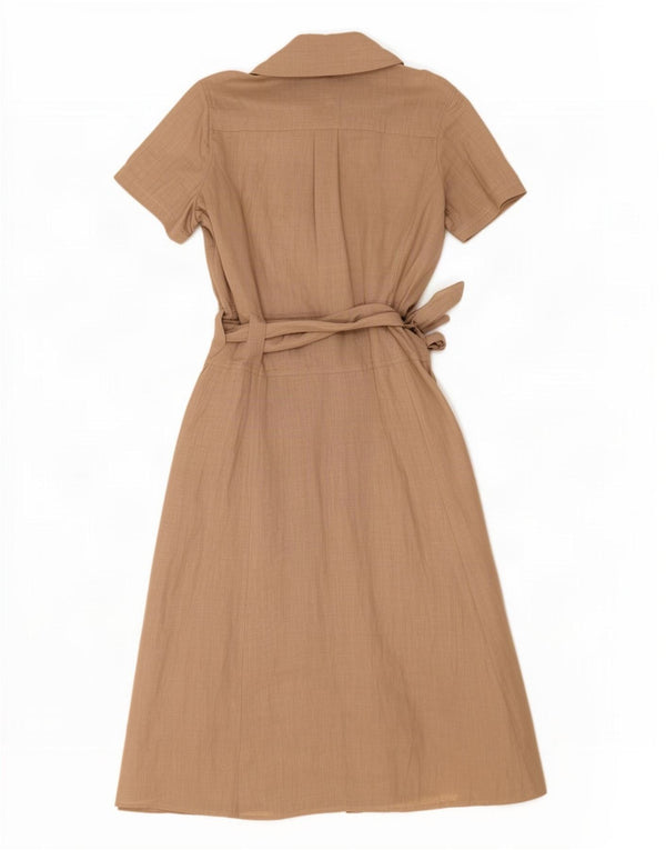 Fenn Wright Manson Womens Wrap Dress UK 10 Small Brown