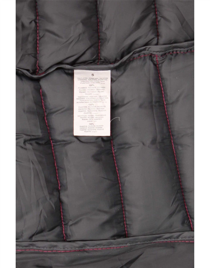 Lotto Womens Hooded Padded Jacket UK 10 Small Pink Polyester
