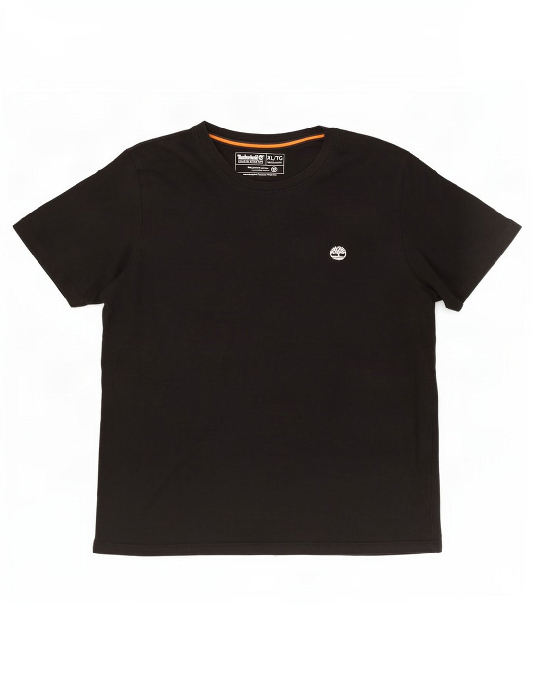 Timberland Womens Regular Fit T-Shirt Top XL Black Cotton