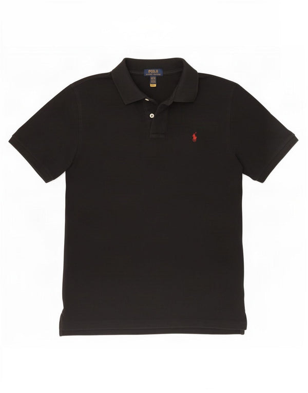 Polo Ralph Lauren Boys Polo Shirt 15-16 Years XL Black Cotton