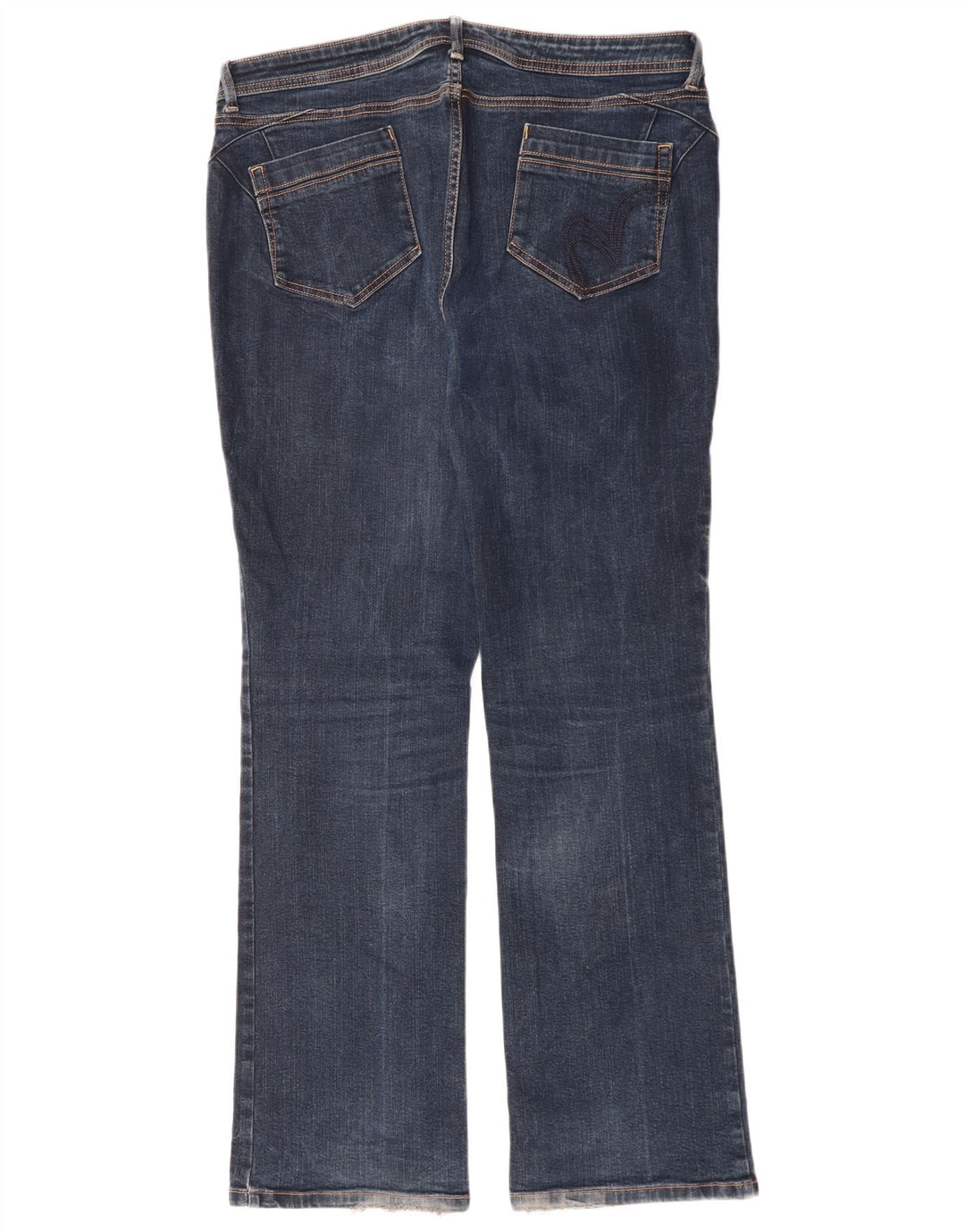 Marks & Spencer Womens Per Una Bootcut Jeans W36 L31 Navy Blue