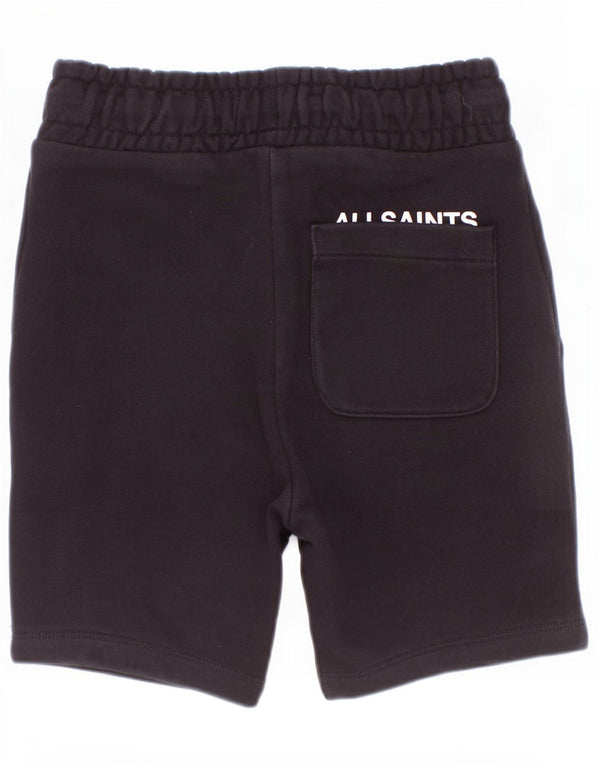 All Saints Girls Graphic Sport Shorts 4-5 Years Black Cotton