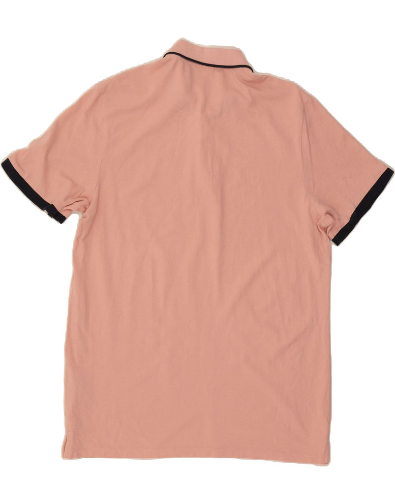 JACK & JONES Mens Polo Shirt 2XL Pink Cotton Vintage Jack & Jones and Second-Hand Jack & Jones from Messina Hembry 