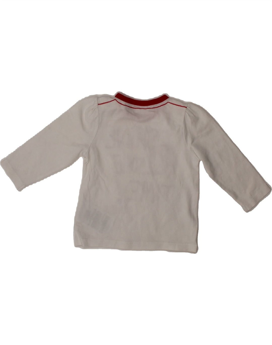 GUESS Baby Girls Graphic Top Long Sleeve 3-6 Months White Cotton Vintage Guess and Second-Hand Guess from Messina Hembry 