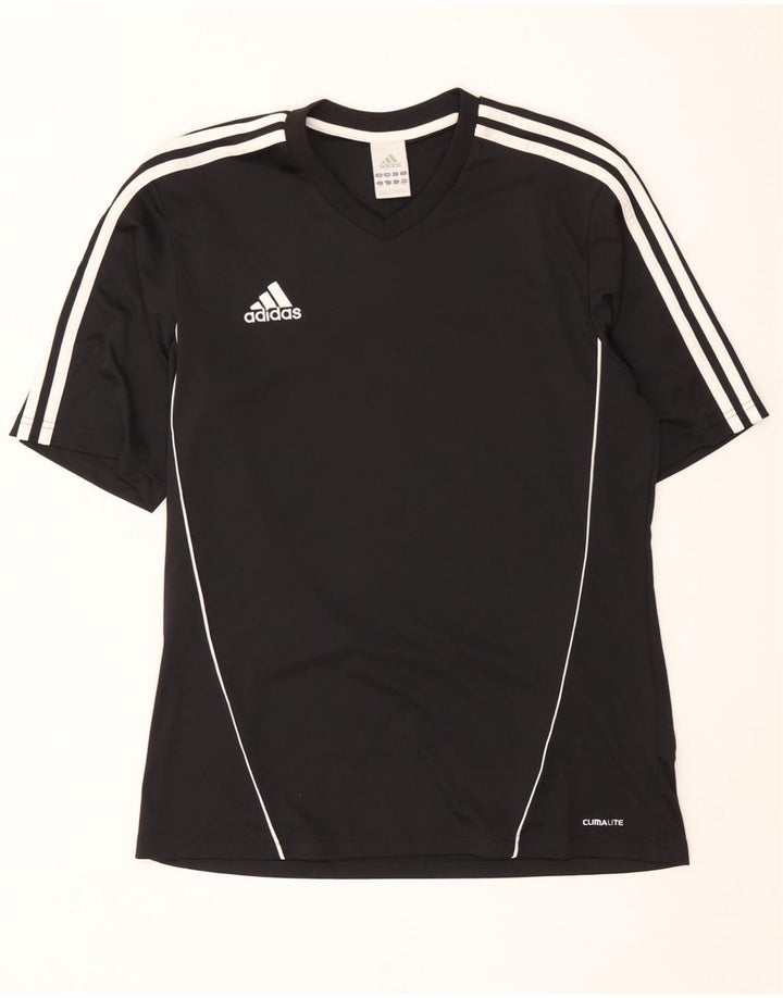Adidas Mens Climalite T-Shirt Top Medium Black Polyester