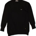 SILVIAN HEACH Womens Crew Neck Jumper Sweater UK 10 Small Black Vintage Silvian Heach and Second-Hand Silvian Heach from Messina Hembry 