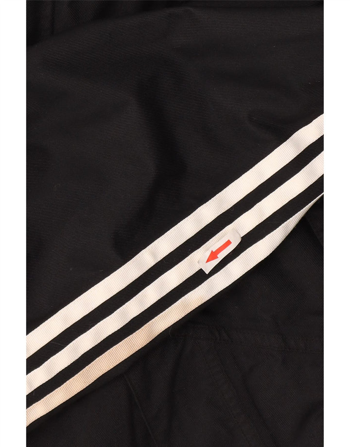 Adidas Mens Climashell Hooded Rain Jacket UK 44/46 Large Black Polyamide