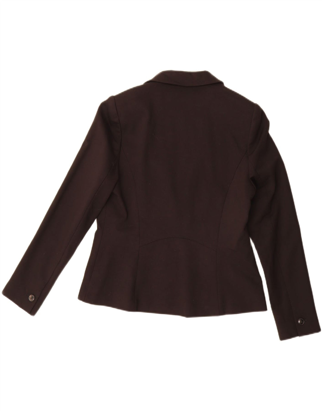 John Lewis Womens 2 Button Blazer Jacket UK 14 Medium Black Viscose