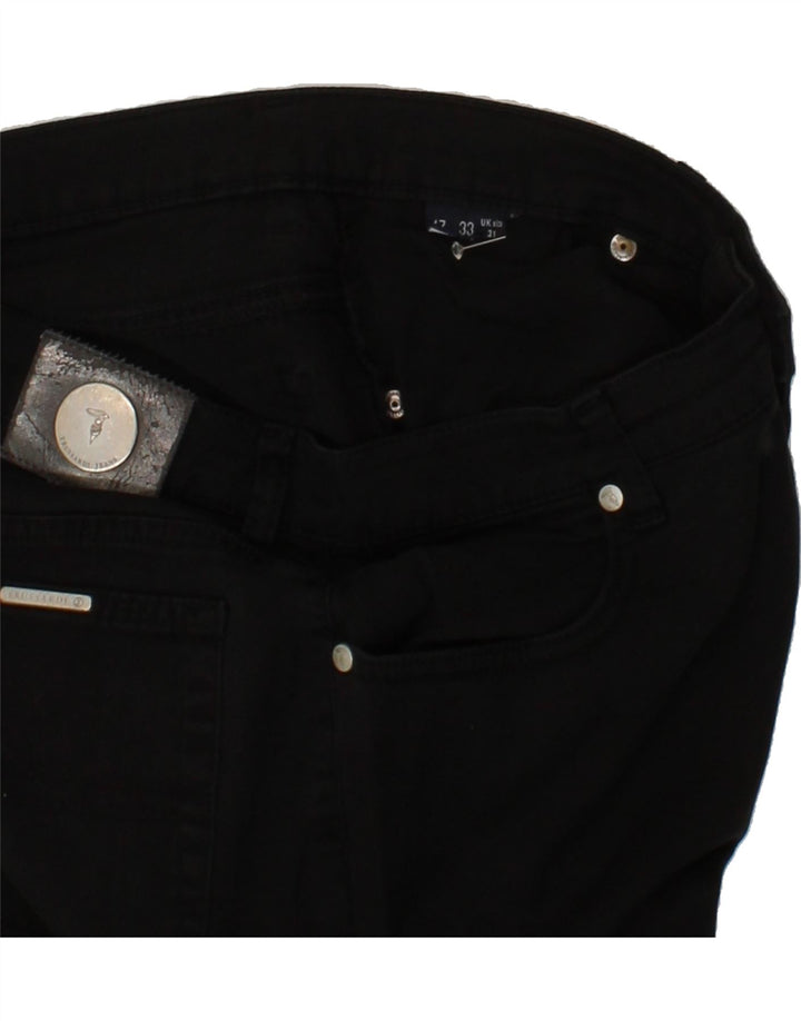 TRUSSARDI Mens Slim Cropped Jeans UK 31 Medium W31 L25 Black Vintage Trussardi and Second-Hand Trussardi from Messina Hembry 