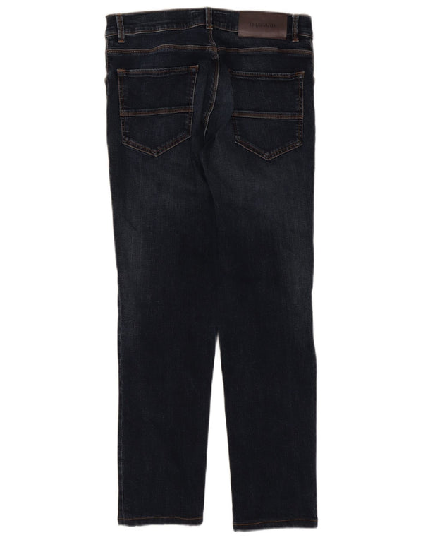 Trussardi Mens Skinny Jeans W30 L28 Blue Cotton