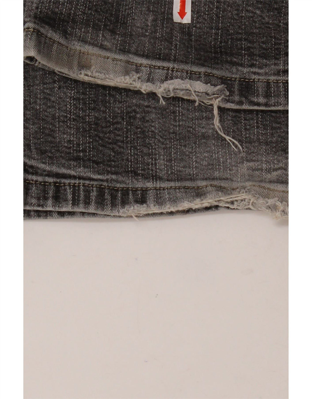 MARKS & SPENCER Womens Stretch Straight Jeans UK 16 Large W32 L30 Grey