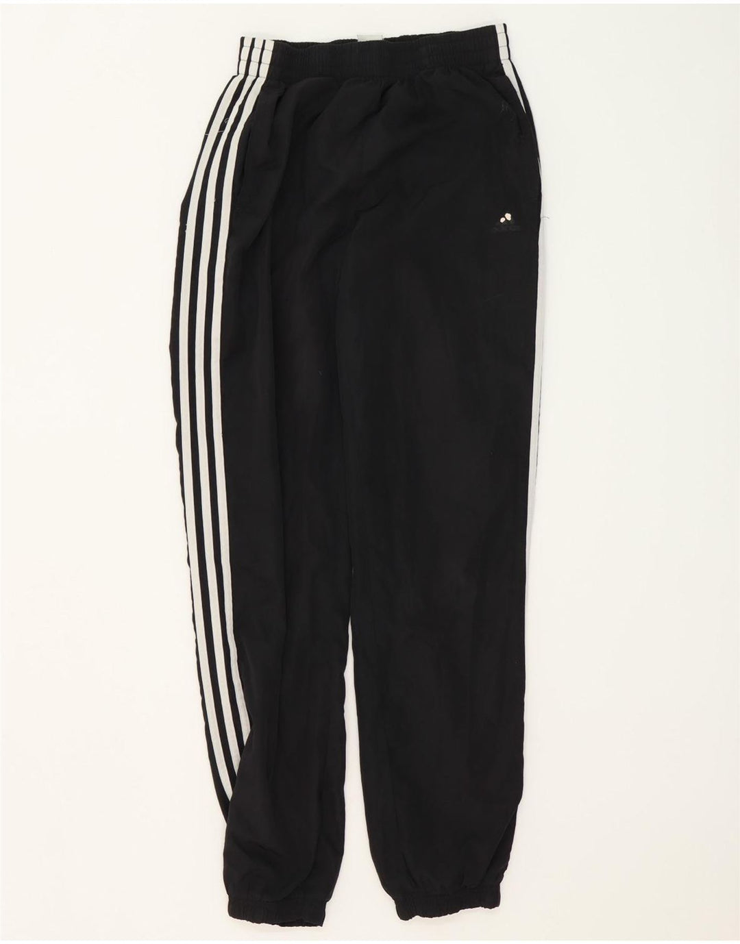Adidas Boys Tracksuit Trousers Joggers 15-16 Years Black Polyester