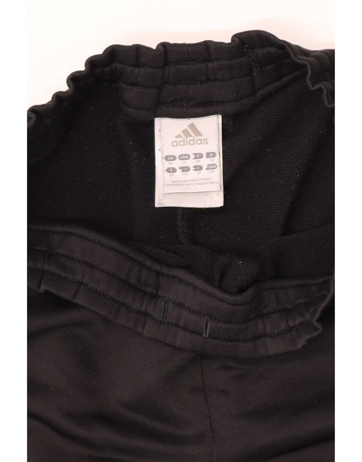 Adidas Womens Tracksuit Trousers UK 10 Small Black Polyester