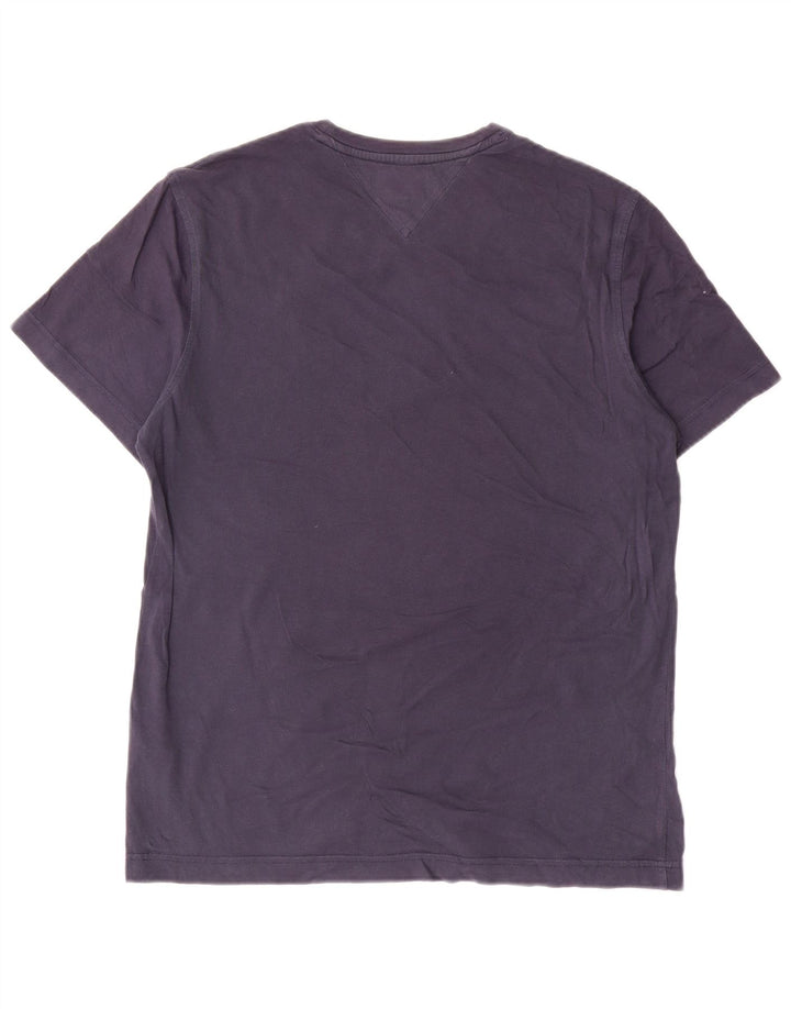 Tommy Hilfiger Mens T-Shirt Top Medium Navy Blue Cotton