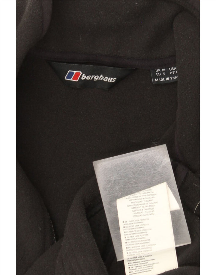 Berghaus Womens Liner Fleece Jacket UK 10 Small  Black Polyester