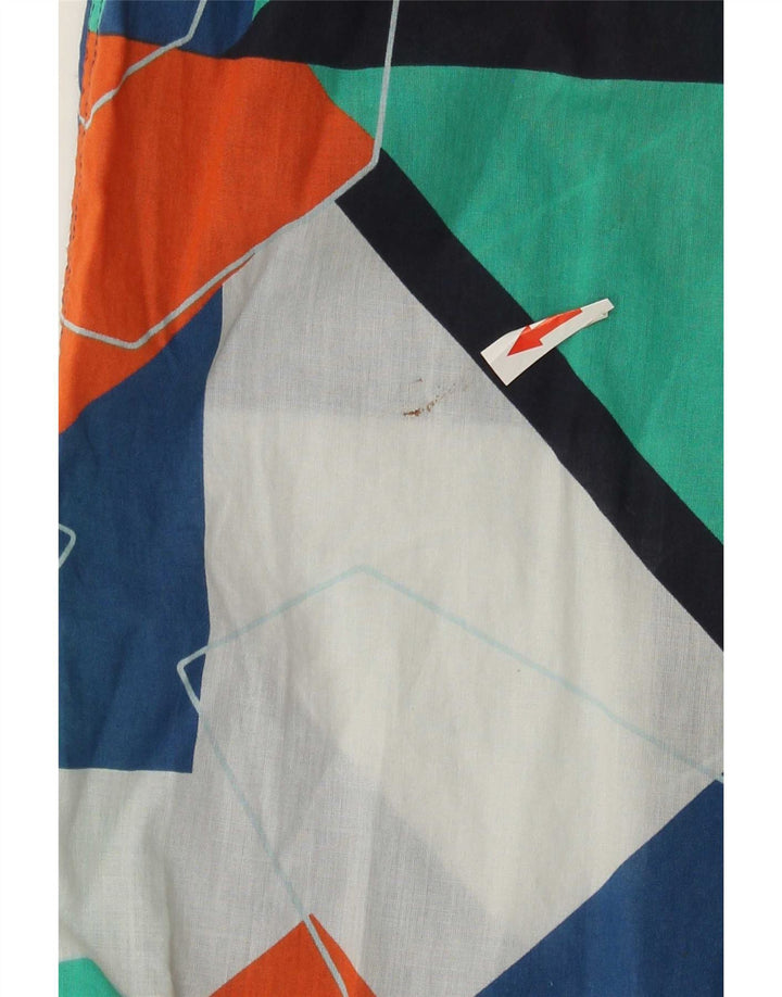 Mavi Mens Graphic Short Sleeve Shirt Large Multicoloured Geometric Cotton