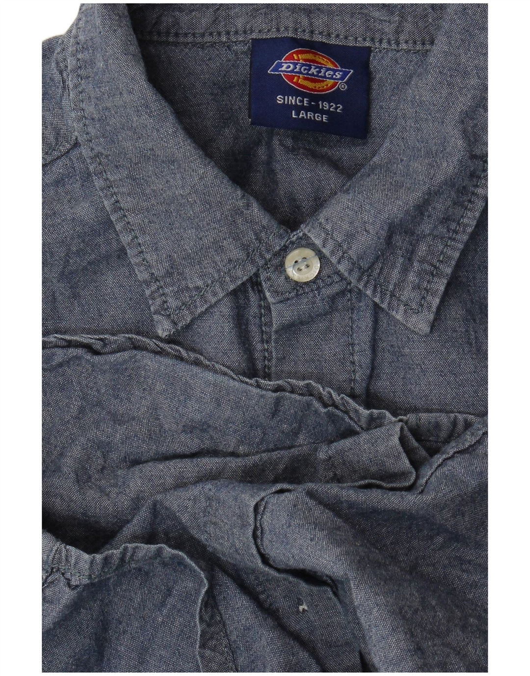 Dickies Mens Shirt Large Blue