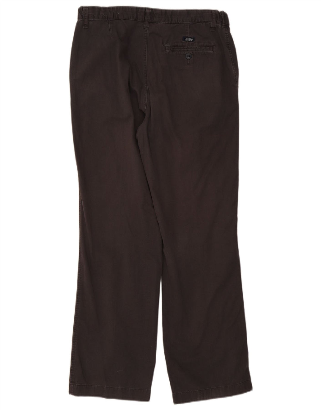 Marks & Spencer Mens Blue Harbour Straight Chino Trousers W34 L31 Black