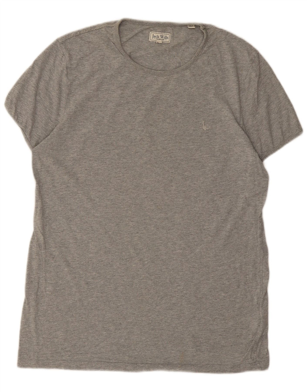 Jack Wills Mens T-Shirt Top Medium Grey Flecked Cotton