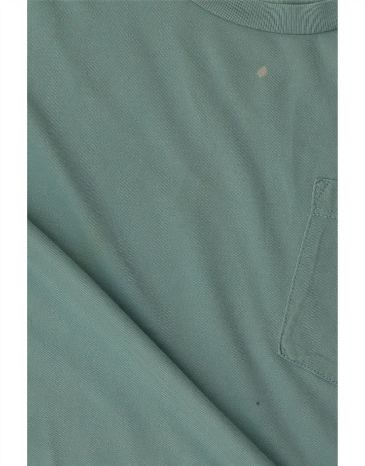 Carhartt Mens T-Shirt Top Small Turquoise Cotton