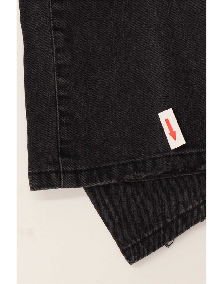 Chaps Womens Straight Jeans US 6 Medium W30 L30 Grey Cotton