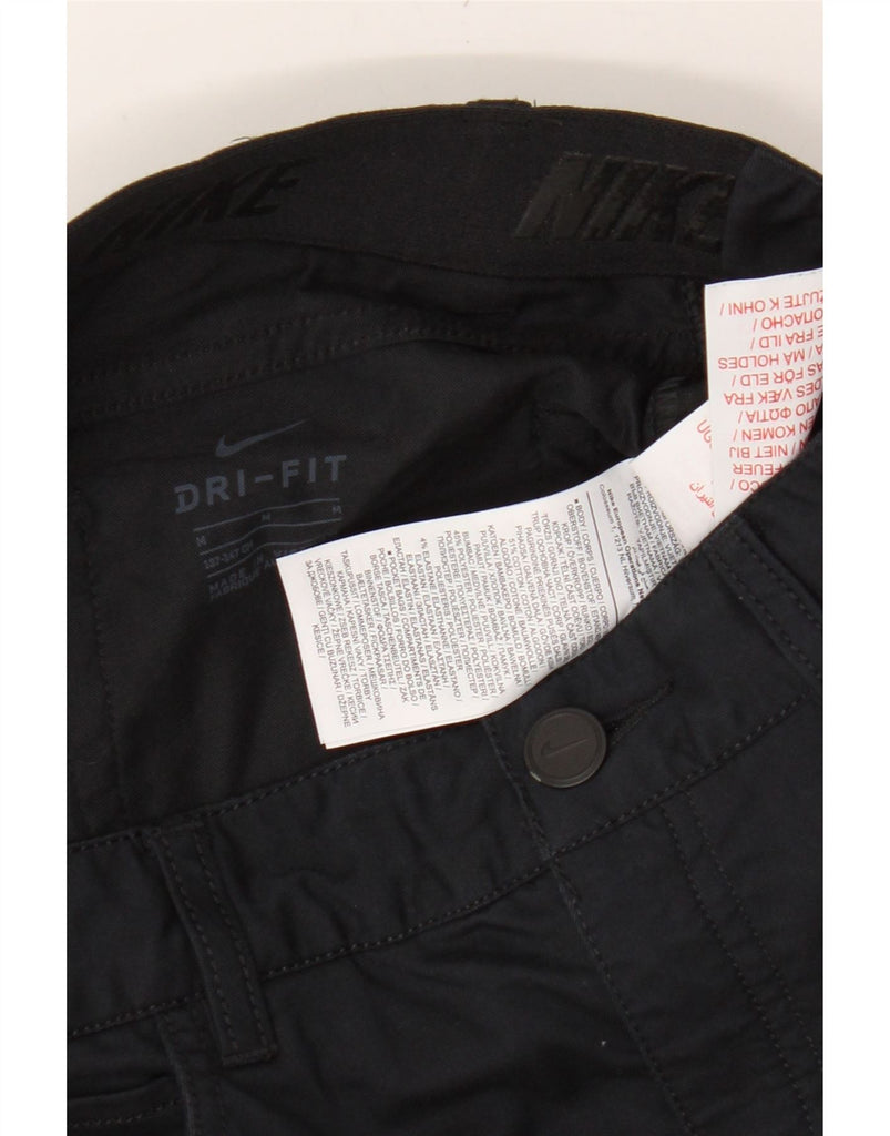 NIKE Boys Dri Fit Casual Trousers 10-11 Years Medium W28 L26 Navy Blue Vintage Nike and Second-Hand Nike from Messina Hembry 