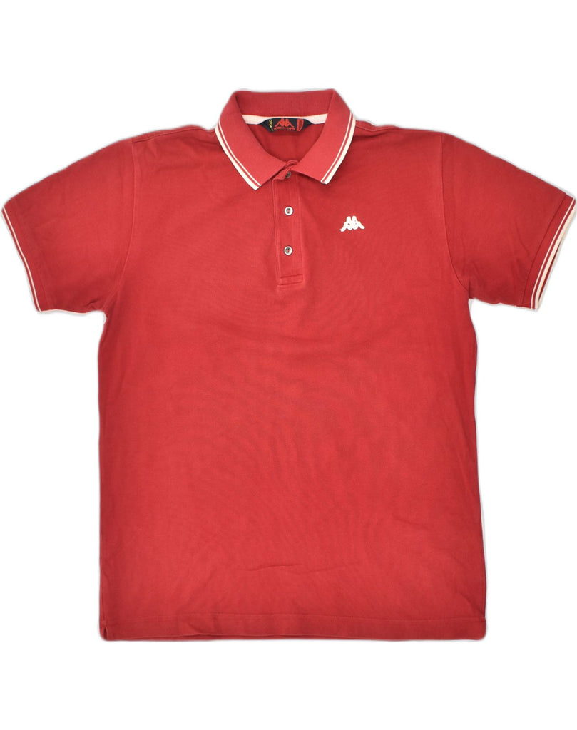 KAPPA Mens Polo Shirt Medium Red Cotton | Vintage Kappa | Thrift | Second-Hand Kappa | Used Clothing | Messina Hembry 