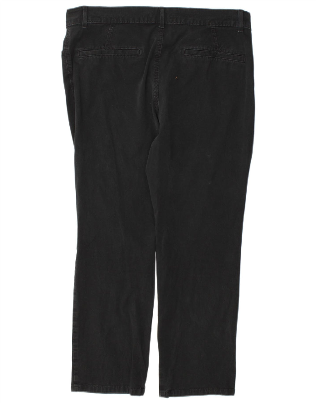 Marks & Spencer Womens Short Straight Jeans UK 16 Large W38 L27 Black