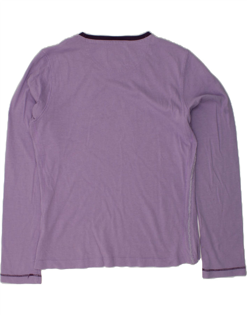 CHAMPION Girls Graphic Top Long Sleeve 10-11 Years Medium Purple Cotton | Vintage Champion | Thrift | Second-Hand Champion | Used Clothing | Messina Hembry 