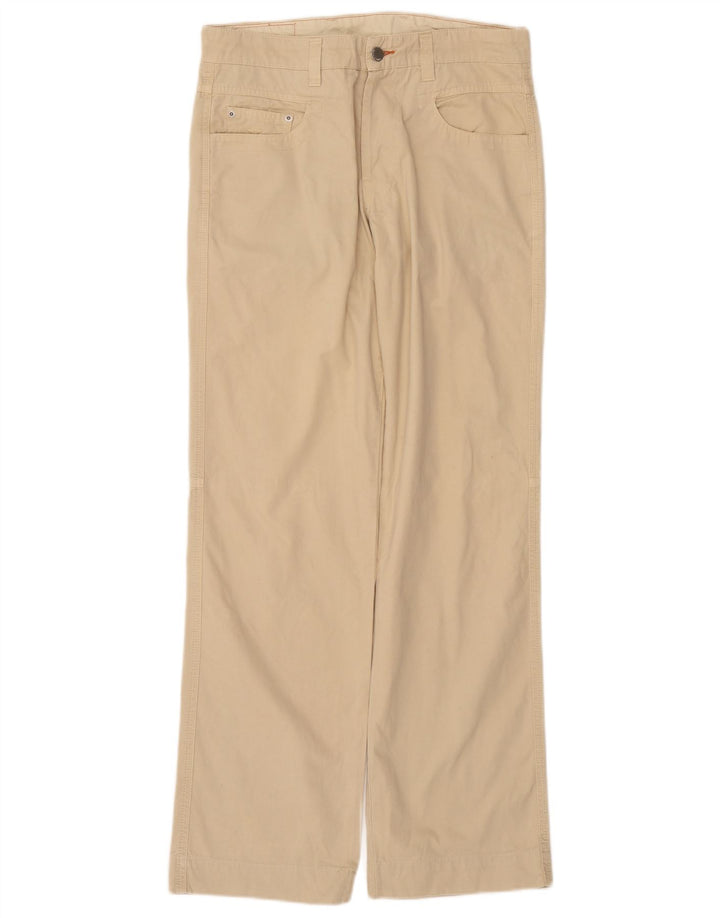 Goose & Gander Mens Straight Casual Trousers IT 48 Medium W32 L32 Beige