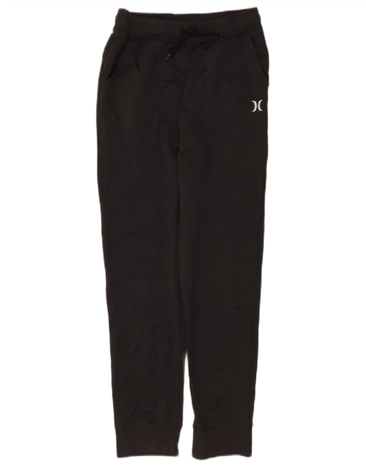 Hurley Boys Tracksuit Trousers Joggers 12-13 Years Large Grey Polyester