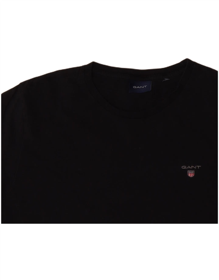 GANT Mens T-Shirt Top Medium Navy Blue Cotton