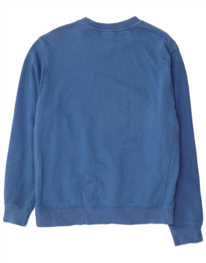 NIKE Mens Sweatshirt Jumper Medium Blue Cotton