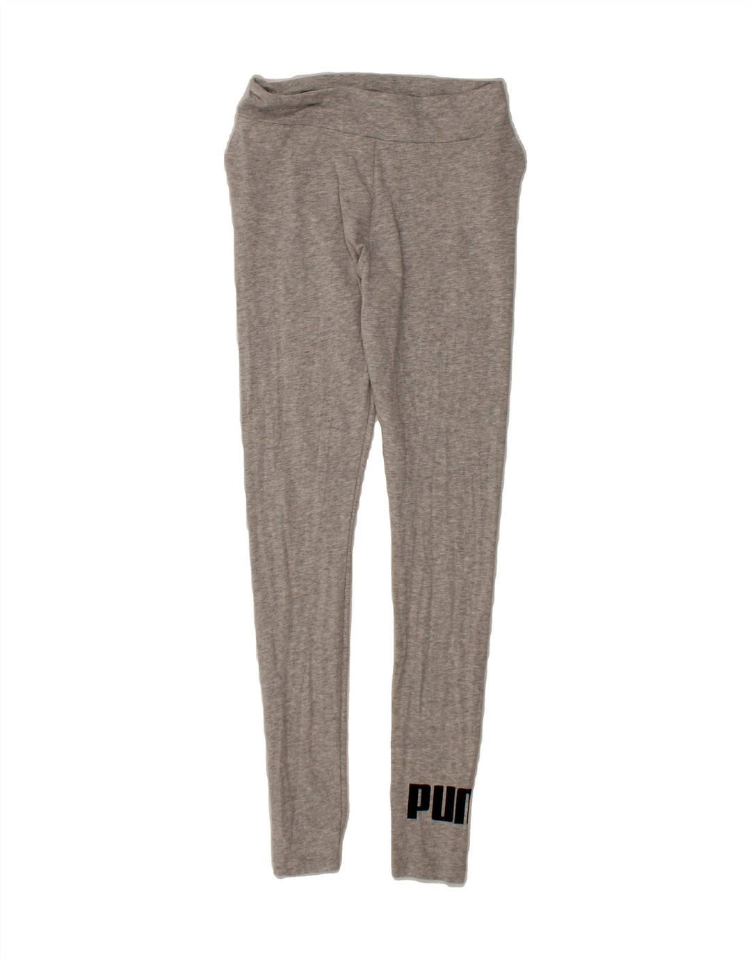 PUMA Womens Graphic Leggings UK 8 Small Grey Cotton Vintage Puma and Second-Hand Puma from Messina Hembry 