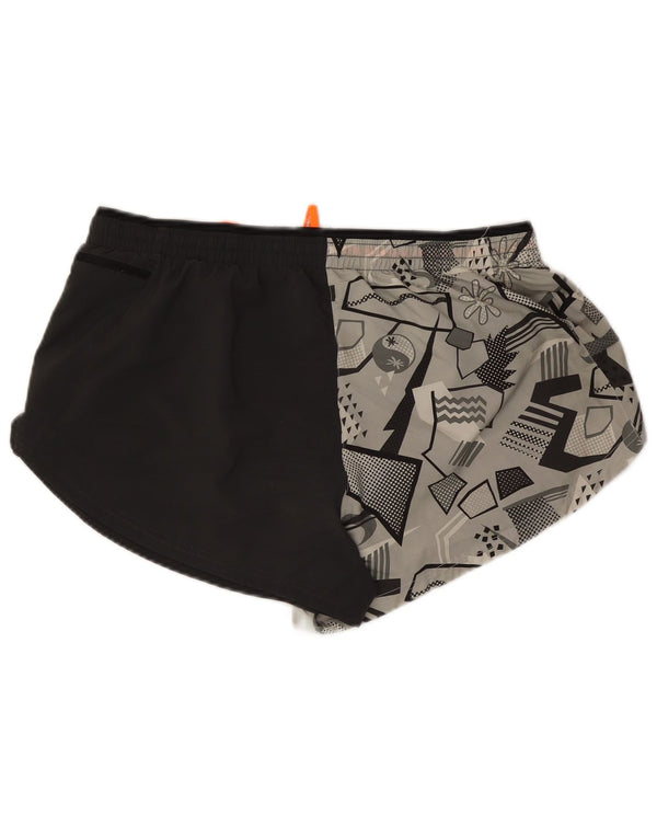 Nike Womens Dri Fit Sport Shorts UK 18 XL  Black Geometric Polyester