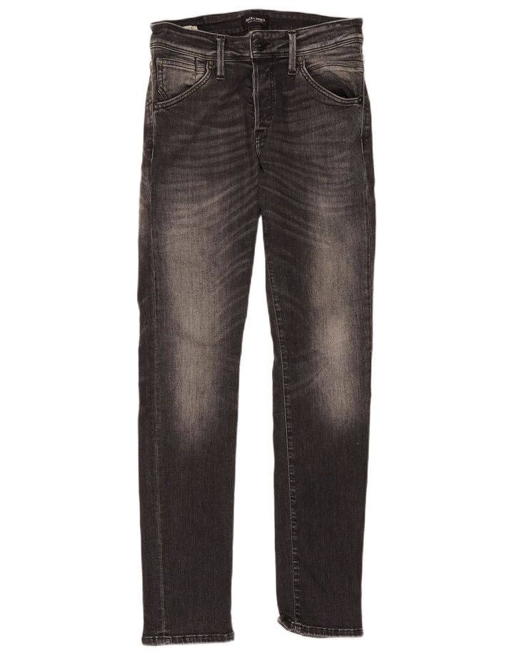 Jack & Jones Mens GLENN Slim Jeans W29 L32 Grey Cotton