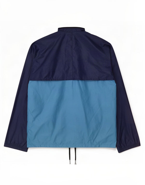 Adidas Mens Loose Fit Pullover Tracksuit Top Small Blue Colourblock