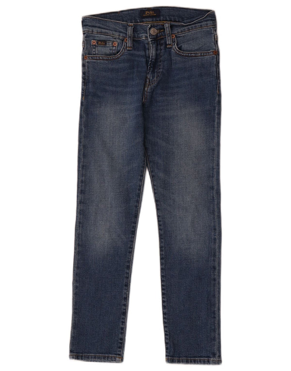 Polo Ralph Lauren Girls Slim Jeans 7-8 Years W24 L24 Blue Cotton