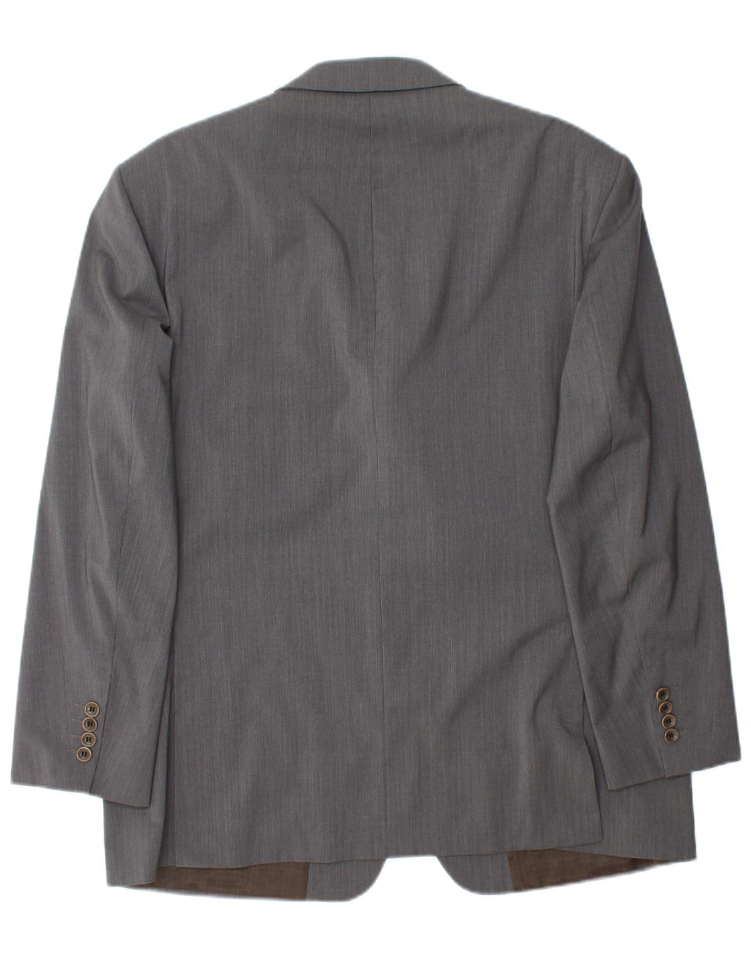 HUGO BOSS Mens 3 Button Blazer Jacket UK 40 Large Grey New Wool