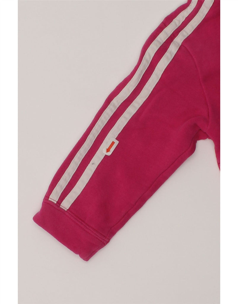 ADIDAS Girls Tracksuit Top Jacket 2-3 Years Pink Cotton | Vintage Adidas | Thrift | Second-Hand Adidas | Used Clothing | Messina Hembry 