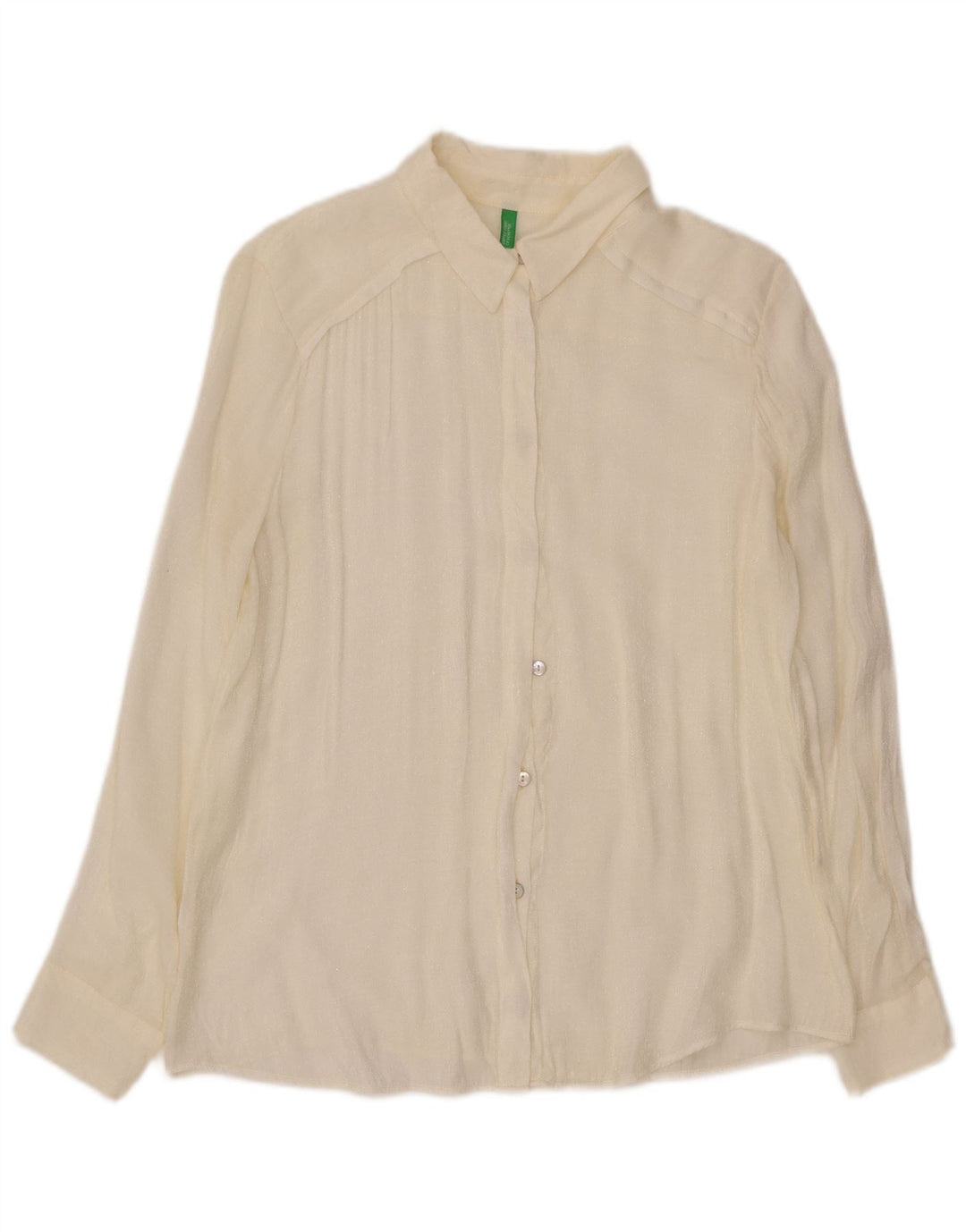 Benetton Womens Shirt UK 18 XL White