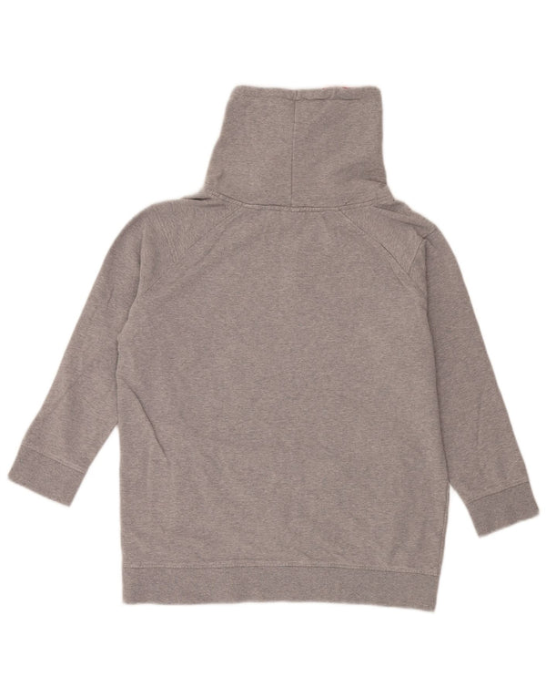 Ellesse Womens Graphic Sweatshirt Jumper UK 16 Large Grey Cotton