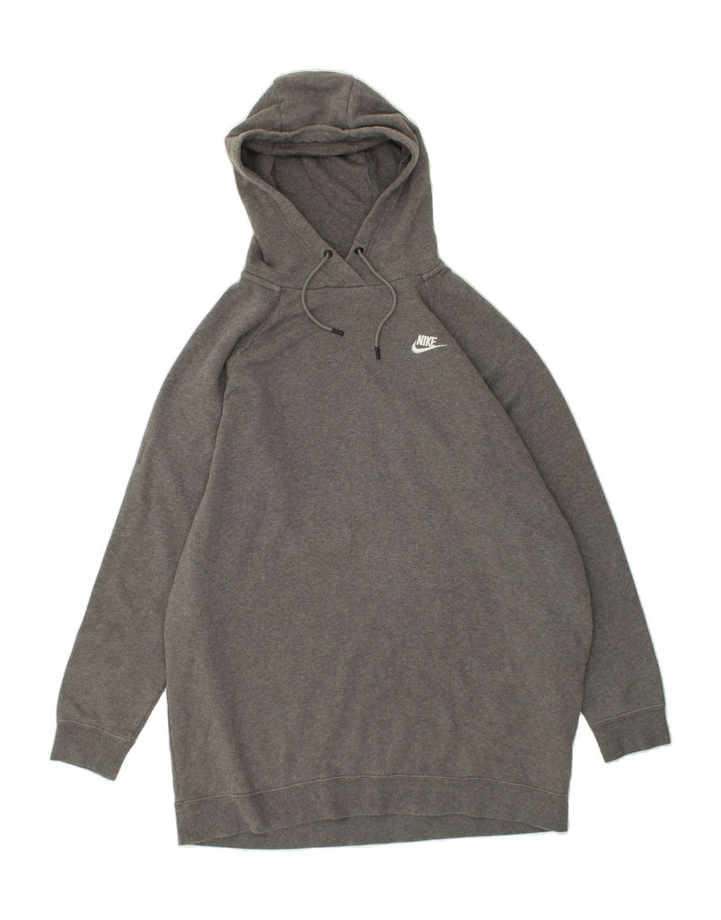 NIKE Mens Hoodie Jumper Medium Grey Cotton | Vintage Nike | Thrift | Second-Hand Nike | Used Clothing | Messina Hembry 