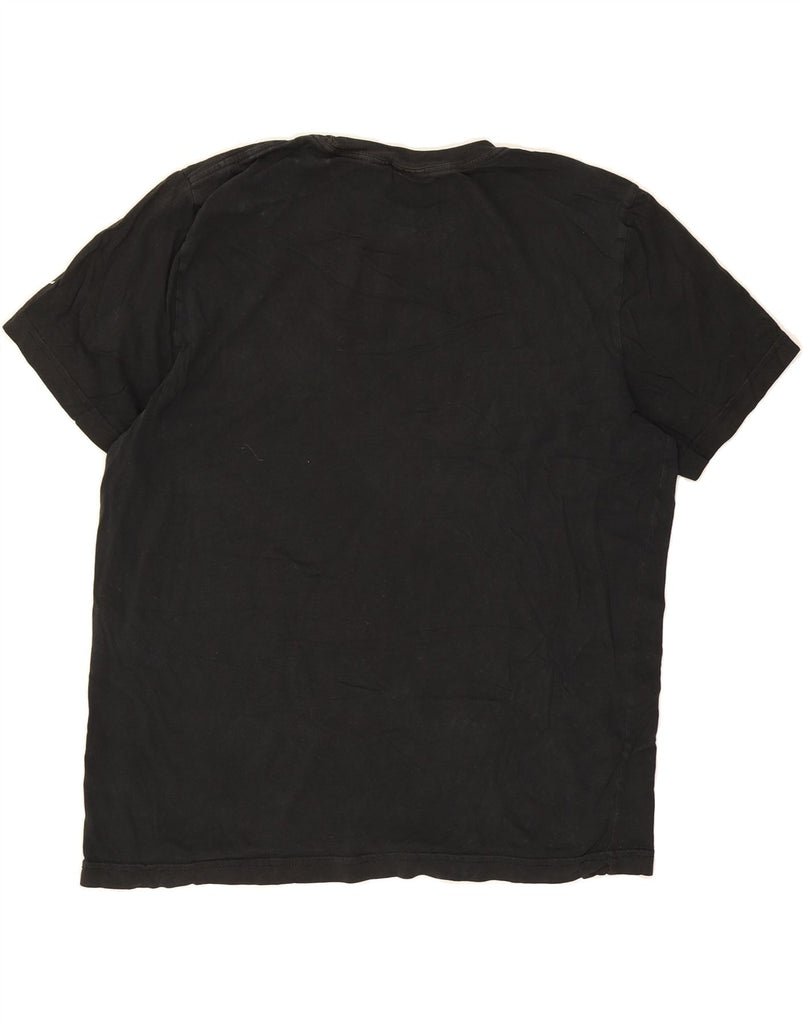 PUMA Mens Graphic T-Shirt Top Medium Black Cotton Vintage Puma and Second-Hand Puma from Messina Hembry 