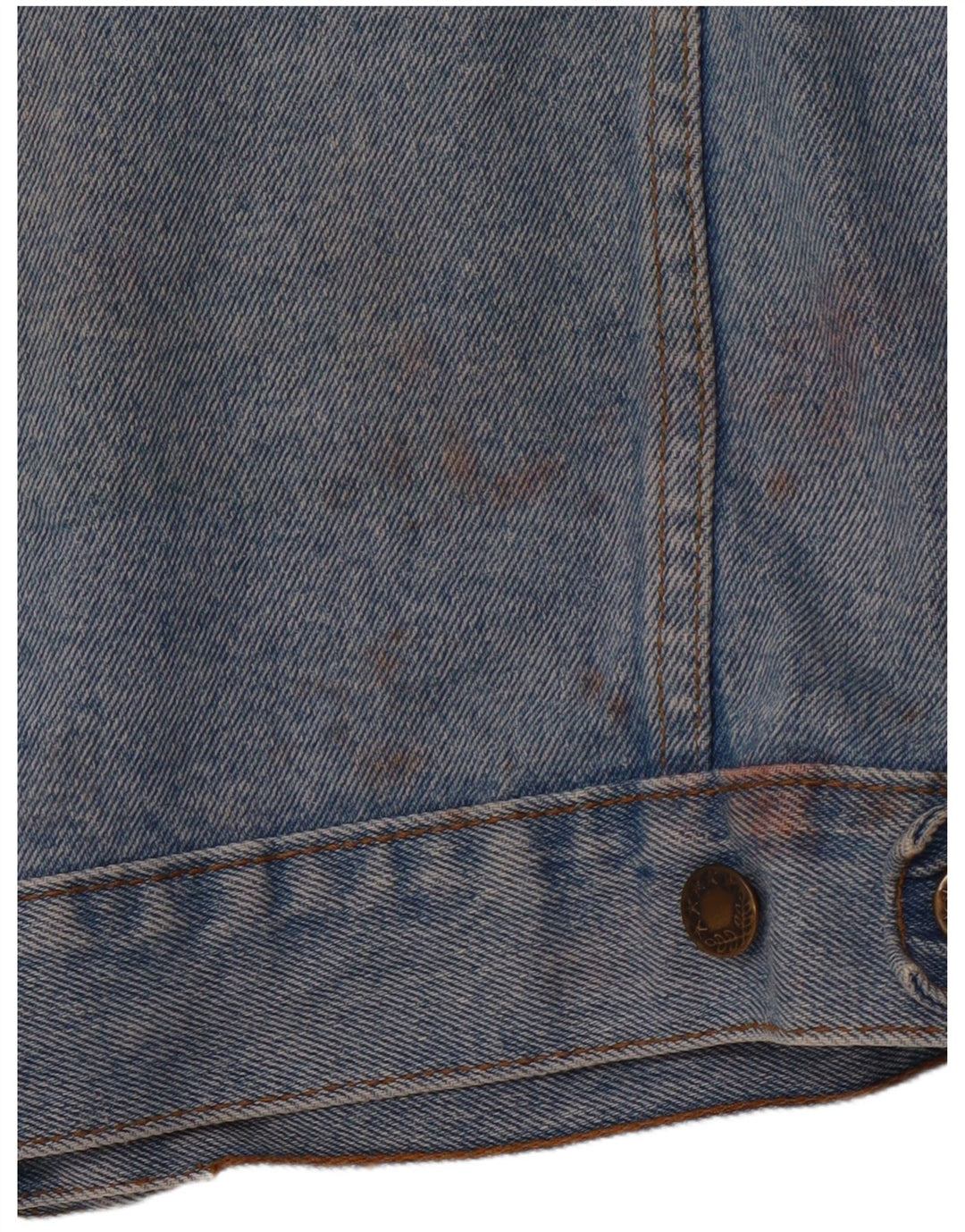 MAGIC VENTURE Womens Denim Jacket UK 16 Large Blue Cotton