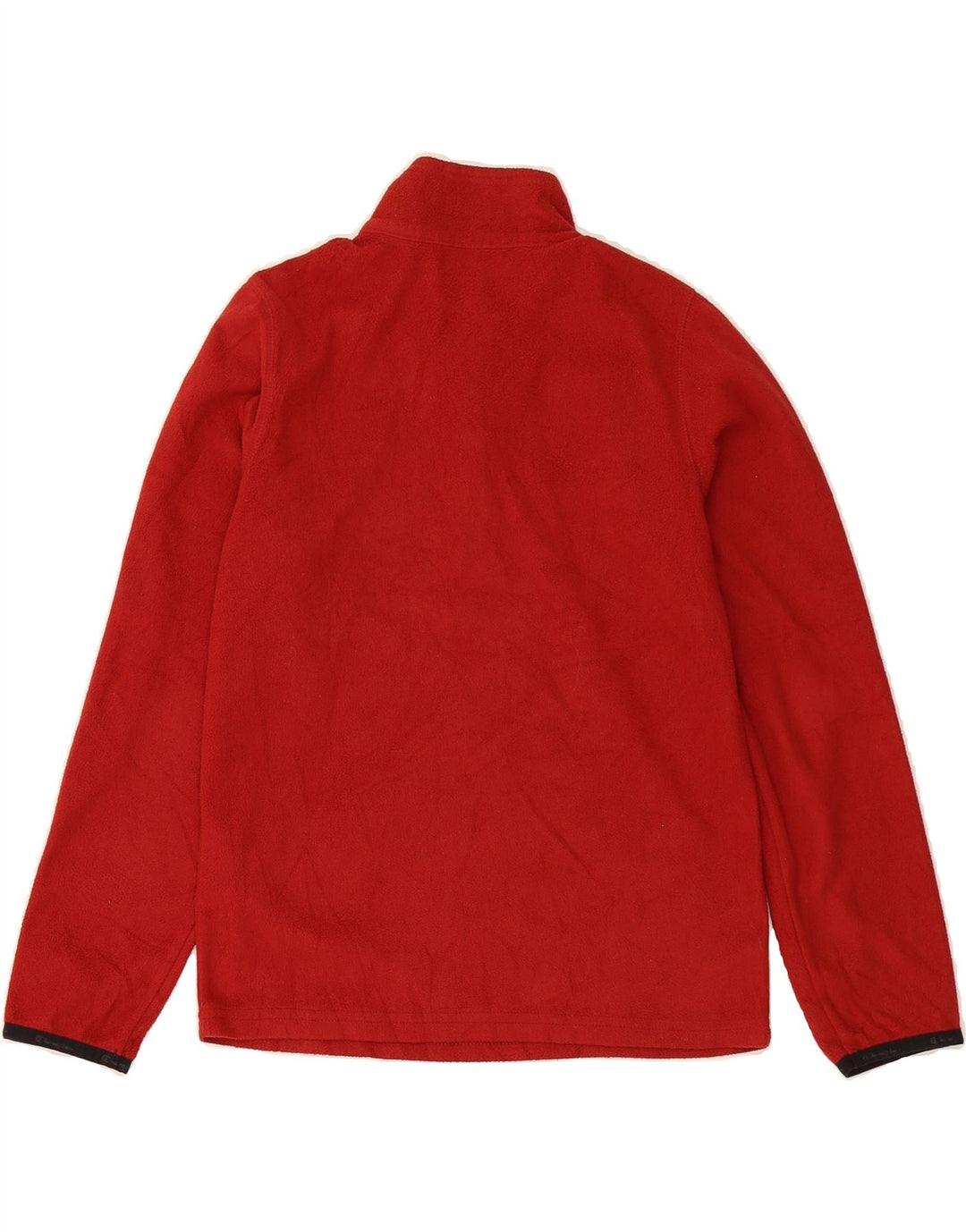 CHAMPION Boys Zip Neck Fleece Jumper 9-10 Years Medium  Red Polyester Vintage Champion and Second-Hand Champion from Messina Hembry 